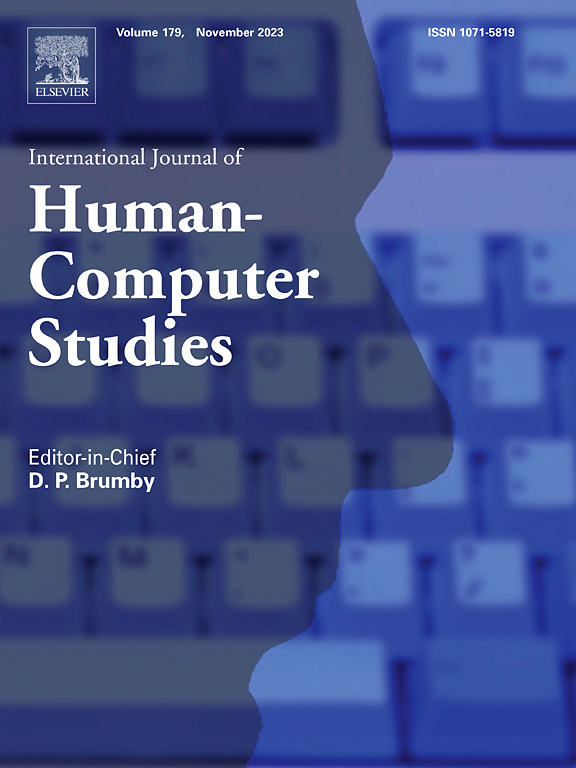 Go to journal home page - International Journal of Human-Computer Studies